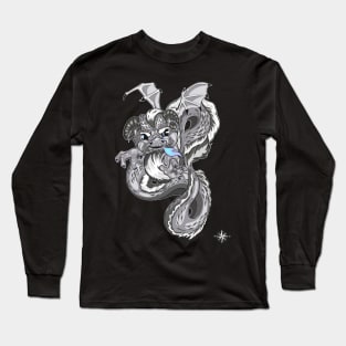 "I'M a GOD - RAWR" - Chibi Jormungandr Fanart Request Long Sleeve T-Shirt